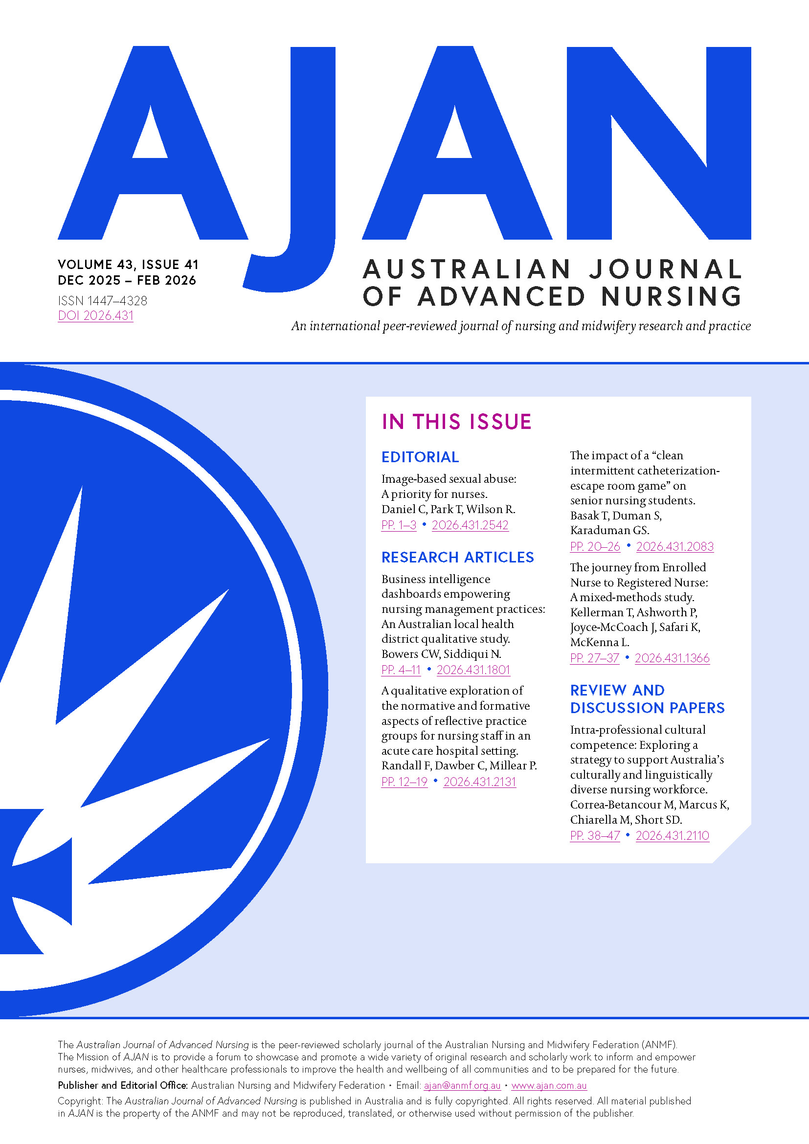 					View Vol. 43 No. 1 (2026): December 2025 – February 2026
				