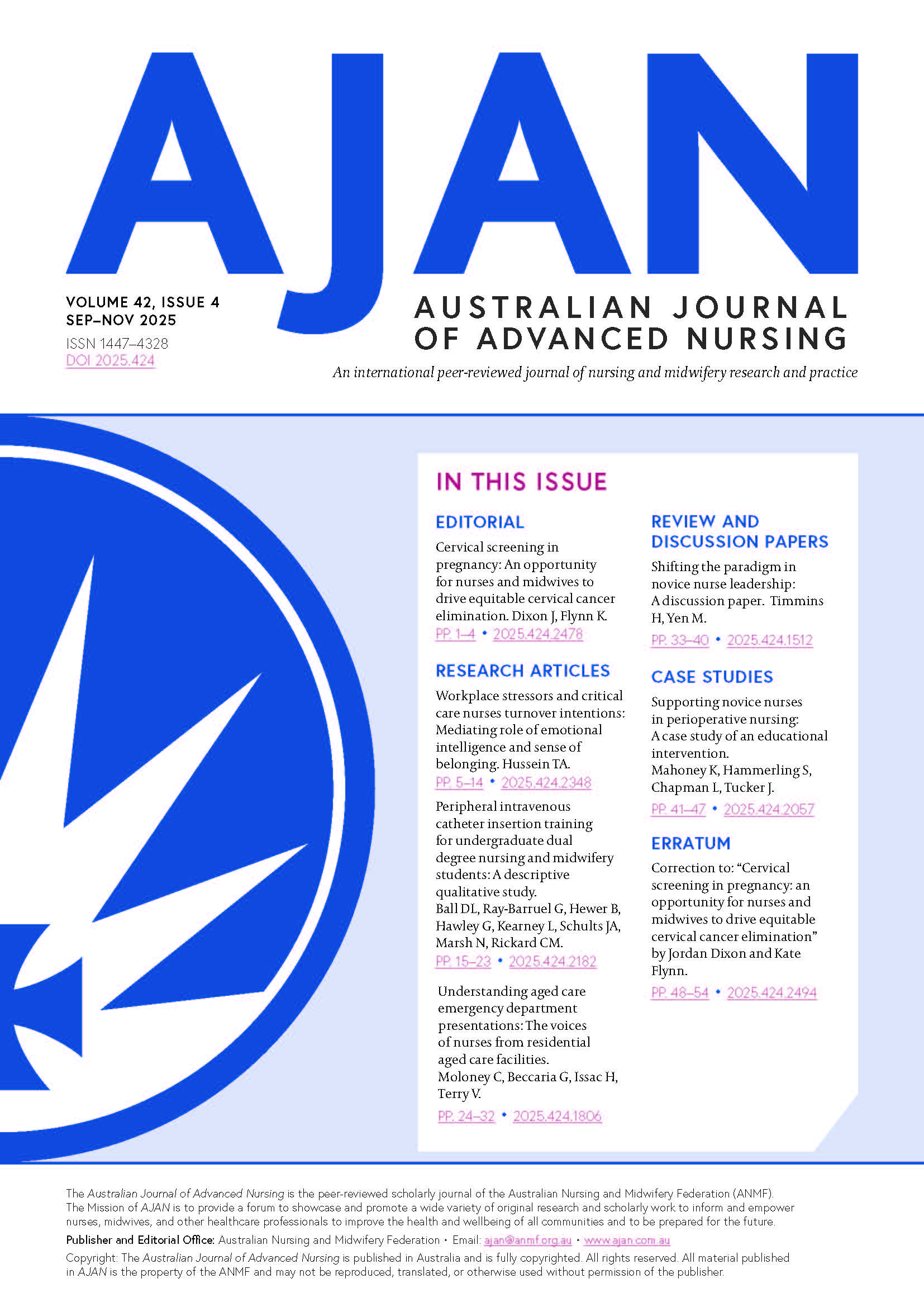					View Vol. 42 No. 4 (2025): September - November 2025
				